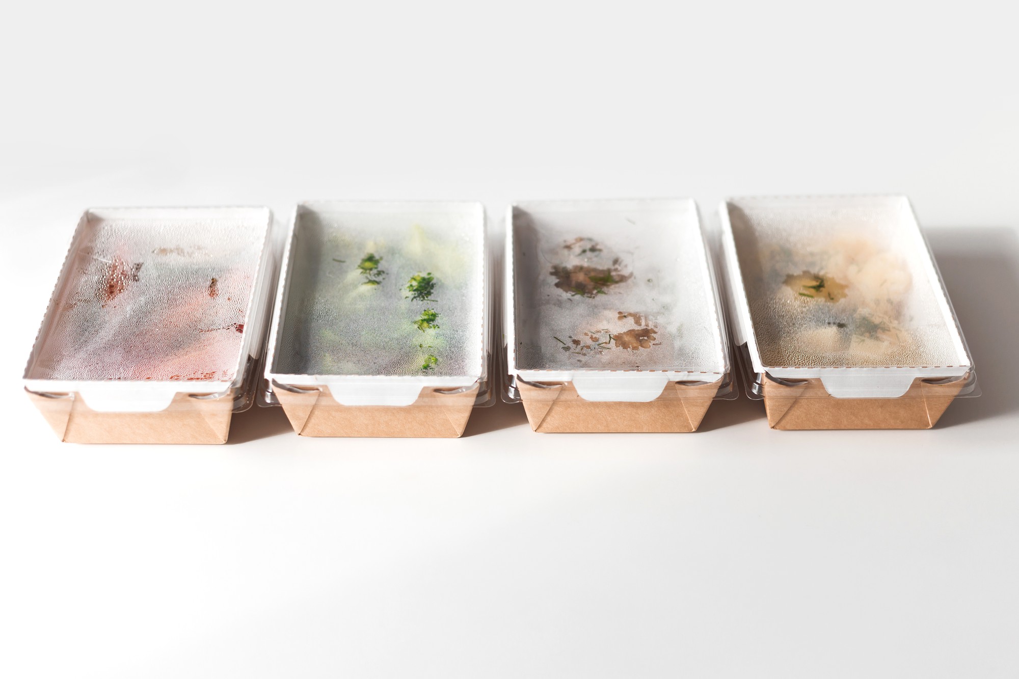 Assortment of three curated meal kits boxed